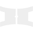 thumbnail image 4 of 34"W x 22 5/8"H x 2"ID x 7 1/4"C x 1"P Haven Architectural Grade PVC Contemporary Ceiling Medallion, Two Piece, 4 of 11
