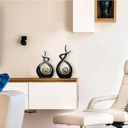Modern Abstract Art Ceramic Statue Decorative Accents Table Centerpiece Minimalist Electroplating Sculpture For Home Office Tv Cabinet Family Decor Canada - Abstract Art Sculpture Home Decor Modern Abstract Art Ceramic Statue Decorative Accents Table Centerpiece Minimalist Electroplating Sculpture For Home Office Tv Cabinet Family Decor Canada - Abstract Art Sculpture Home Decor