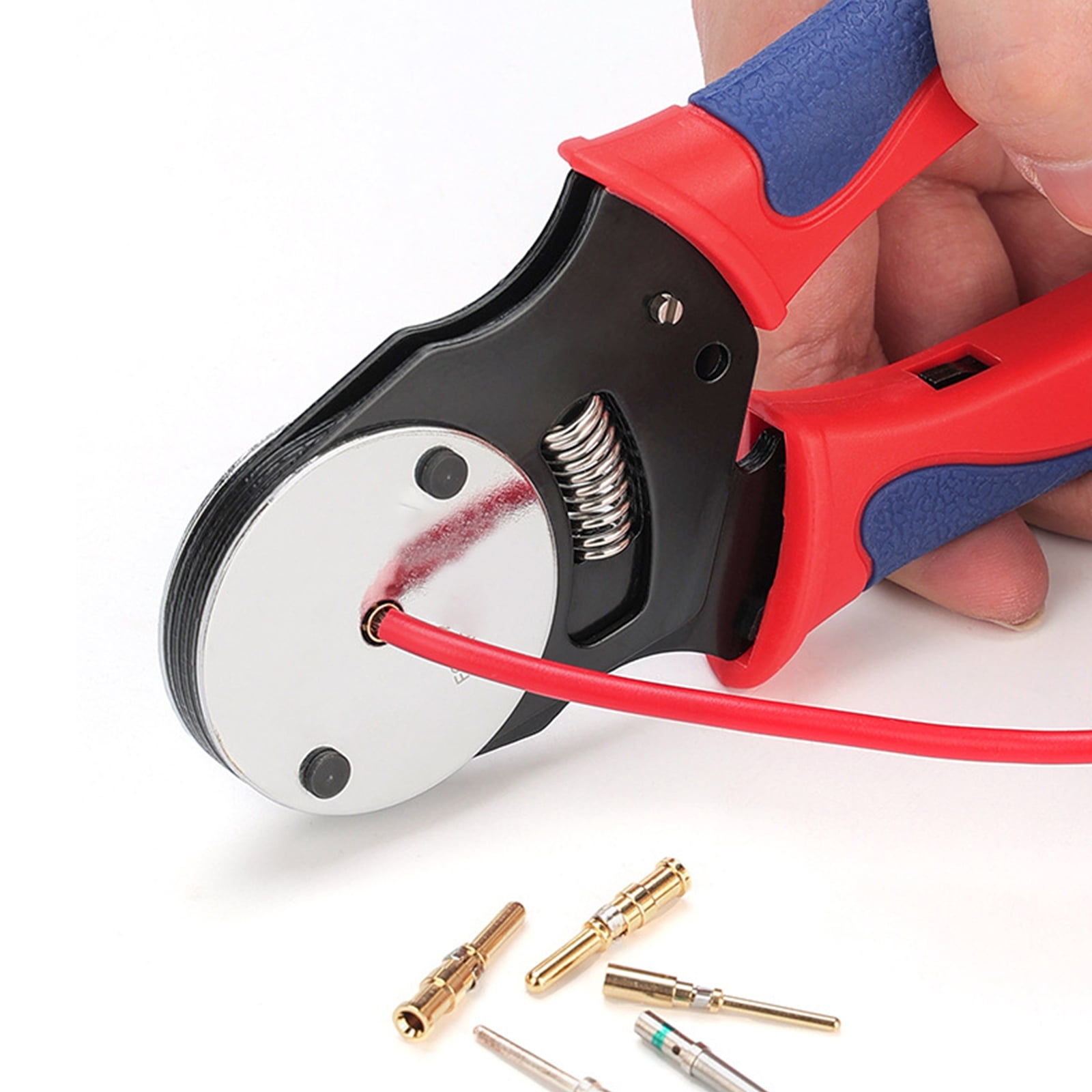 Closed Barrels Crimper 4 Way Indent for Deutsch Wire Crimping Tool Adjustment Positioning Wire Crimper Tool