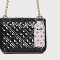 thumbnail image 2 of Unique Bargains 1 Pc Stylish Footprint Pattern Lipstick and Perfume Cover Handbag Charm Decorative Keychain White, 2 of 5