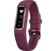 Garmin 010-N1995-01 REFURBISHED Vivosmart 4 Activity Tracker, Merlot/Rose Gold, Small/Medium