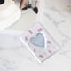 thumbnail image 2 of Álbum de fotos de 3 pulgadas, fundas para tarjetas fotográficas, soporte para tarjetas fotográficas hueco con forma de corazón de amor para conejo rosa, 2 of 6