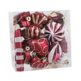 thumbnail image 3 of HOMYL 16 Pieces Christmas Hanging Decorations Indoor for Farmhouse Bedroom Holiday Dark Red, 3 of 8