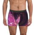 thumbnail image 1 of Balery Neon Futuristic Dragon Calzoncillos bóxer para hombre, ropa interior de algodón suave y transpirable con cinturilla de nailon-Medium, 1 of 5