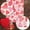 S, variant on HongHeng Valentine's Day Table Runner Romantic Anniversary Party Decoration Pink Red Love Heart Kitchen Dining Room Home Decor