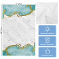 thumbnail image 5 of Turquoise Gold Marble Kitchen Towels Set of 4, Water Absorbent Dish Towel, Modern Abstract Marble Crack Texture Decorative Hand Towels - Quick Drying Cloth for Cooking Baking, 18x28 Inch, 5 of 8