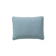 thumbnail image 2 of VCNY Home Nina Solid Basketweave Quilt Set, King, Slate Blue, 2 of 5