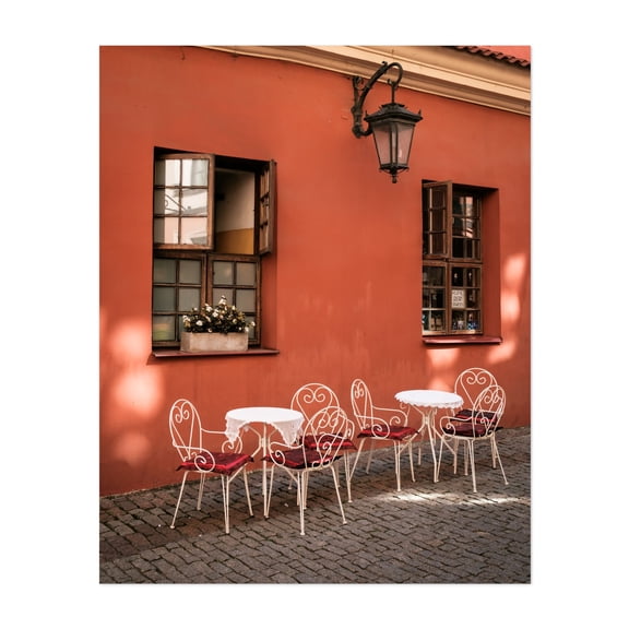 Sitting in Old Town, Lublin - Lublin Lubelskie Poland Photography Unframed Wall Art Print 8 x 10 inches