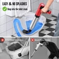 thumbnail image 3 of 1-Pack Electric Toilet Plunger, High Air Drain Unclogger for Toilet Sink Shower and Kitchen Drain, with Storage Bag, 3 of 7