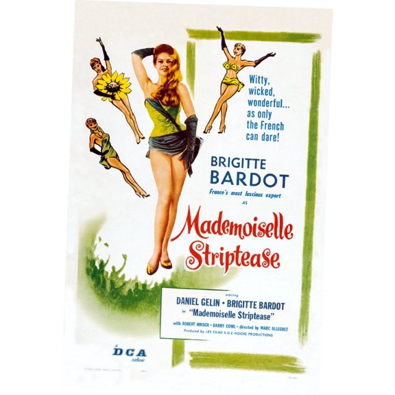 Mademoiselle Striptease Movie Poster 24in x36in Art Poster 24x36 Square Adults Best Posters
