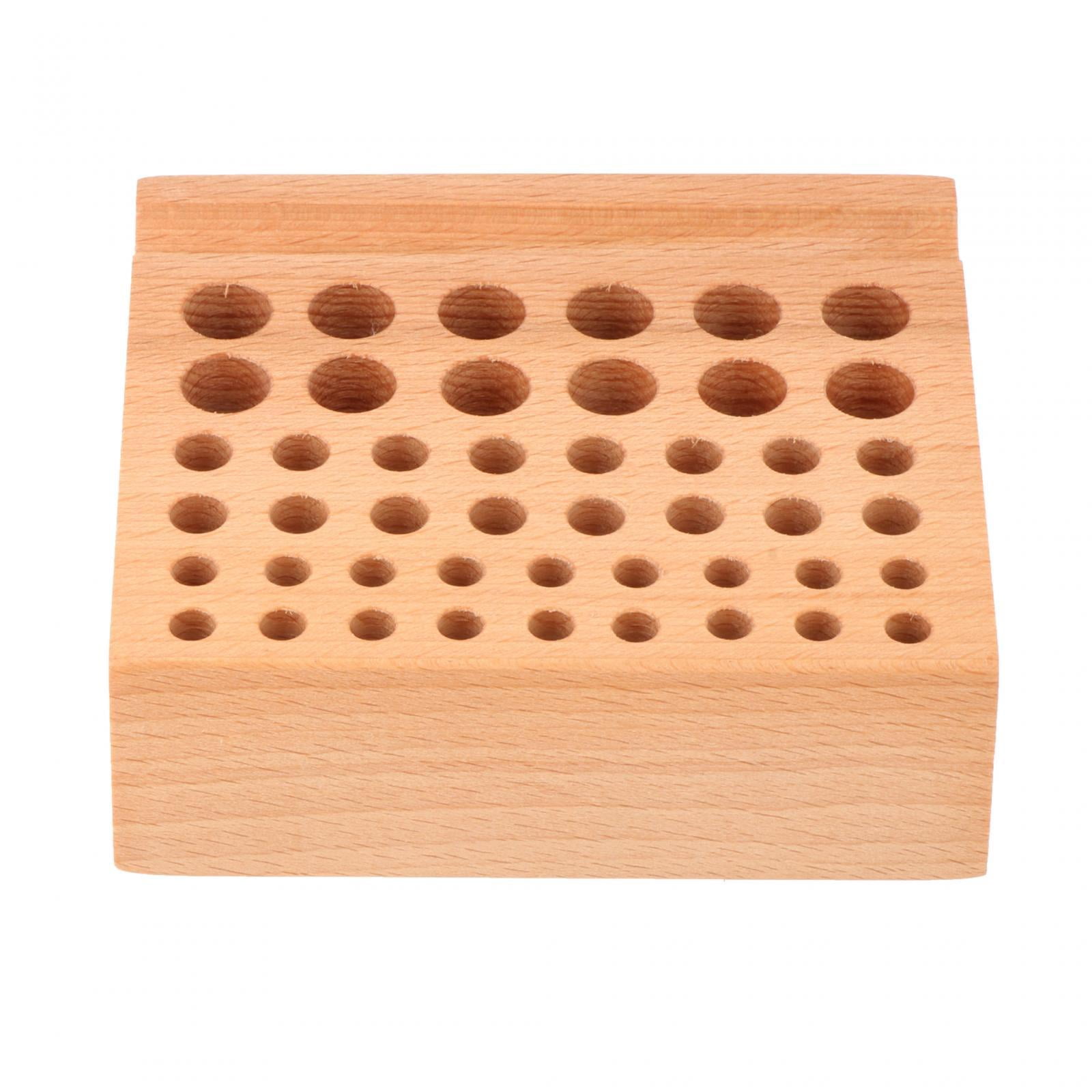 Segolike Leather Working Tool Organizer Craft Tool Organizer 46 Holes Stand Leathercraft Tool Organizer for Leather Making Screwdriver