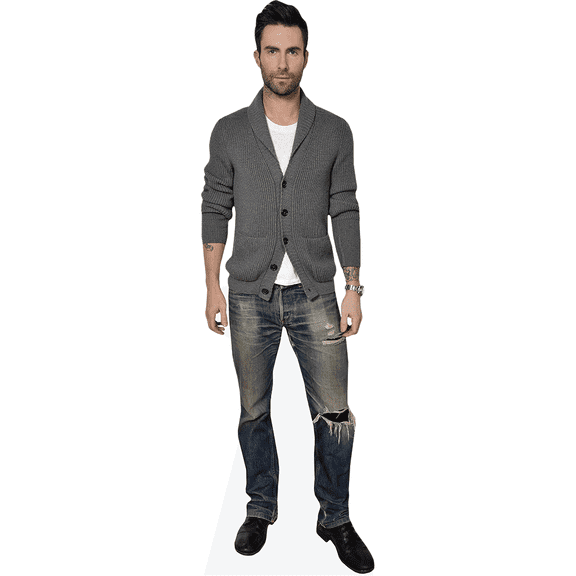 Adam Levine (Jeans) Mini Cardboard Cutout Standee