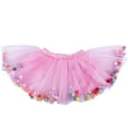 thumbnail image 4 of Bigetiay Girls Ballerina Tutu Skirt, Colorful Pom Poms for Halloween Party & Dance, Size 6-12 Months, 4 of 4