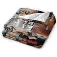 thumbnail image 3 of JJ Maybank Blanket Warm Flannel Throw Air Conditioning Blanket Micro Fleece Blanket Suitable for Living Room Bedroom Sofa Home Decor Gift 60"x50", 3 of 6