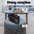 thumbnail image 7 of ahiya Portable Cassette Players Recorders FM AM Radio Walkman Tape Player Built In Mic External Speakers Manual Record VAS Automatic Stop System 2AA Battery Or USB Power Supply Headphone Black, 7 of 7