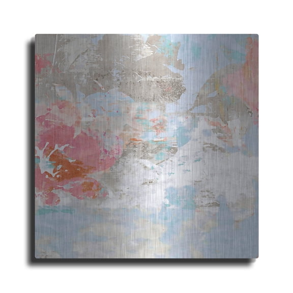 Luxe Metal Art 'Spring Fling No 2' by Suzanne Nicoll, Metal Wall Art, 36"x36"