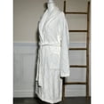 thumbnail image 2 of Highgrove Bath Robe Body Towel Dominica Terry Cotton White Adult MEDIUM, 2 of 3