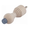 thumbnail image 4 of Renovators Supply Door Stoppers 3 3/16" Wall Mount Victorian Unfinished Maple Wood Door Bumper Stops, 4 of 9