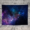 thumbnail image 1 of Tapiz de galaxia, tapiz de cielo estrellado azul, tapiz cósmico, tapiz de estrella de nebulosa misteriosa, tapiz para colgar en la pared, decoración de muebles para el hogar, sala de estar, dormi, 1 of 5