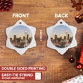 thumbnail image 3 of 3drose, Seattle Skyline, Christmas Holiday - Us48 Rdu0063 - Richard Duval, 3 inch Snowflake Porcelain Ornament, 3 of 7