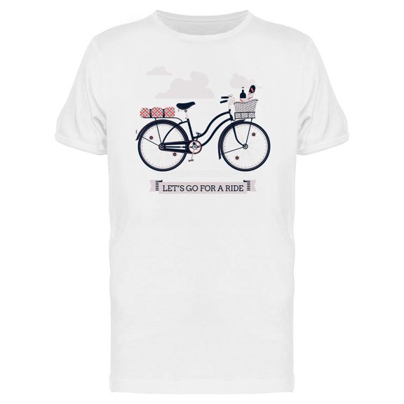 Let's Go For A Ride Design T-Shirt Men -Image by Shutterstock, Male Large