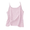 thumbnail image 3 of Otntypg Linen Tank Tops for Women Casual Striped Printed Summer Sleeveless Spaghetti Strap Cami Tanks Loose Lightweight Comfy Tunic Vest Shirts Pink L, 3 of 9