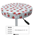 thumbnail image 4 of Lsque Hand Drawn Strawberry Round Bar chair cushion covers Velvet Fabric Premium Comfort Protects from Scratches and Stains for 14-17 Inch Chair- 14 inch, 4 of 7