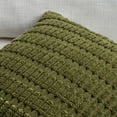 thumbnail image 4 of Fancy Homi 1 Pack Boho Moss Green Decorative Throw Pillow Covers 12x20 inch for Couch Bed Sofa, Rustic Modern Farmhouse Home Decor, Soft Plush Corduroy Cute Rectangle Cushion Case 30x50 cm, 4 of 5