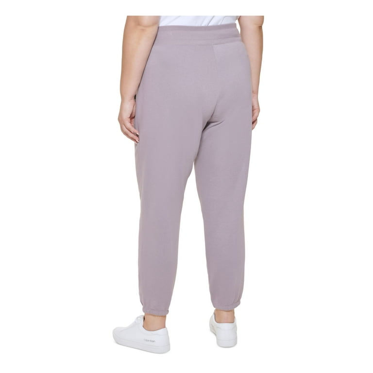 CALVIN KLEIN PERFORMANCE Womens Purple Pocketed Drawstring Waist Elastic Cuffs Active Wear Lounge Pants Plus 3X Walmart