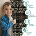 thumbnail image 3 of Blackout Kids Curtains,Brown Geometric Triangle Square Pattern Childrens Insulated Curtains Set Of 2,Bedroom Essentials,Toddler Room Decor 42x54in(106x137cm), 3 of 5