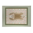 thumbnail image 2 of Lil Lying Leopard Tile Green Kids Play Mat, 2 of 5