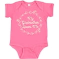 thumbnail image 3 of Inktastic My Godmother Loves Me Girls Baby Bodysuit, 3 of 5