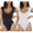Black White, variant on SOMER Jumpsuits for Women, Sleeveless V-Neck Slim-Fit Women's Jumpsuits, Rose Red Tummy Control Romper for Date Night Casual Wear