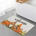 thumbnail image 5 of Entry Way Door Mat Indoor Thanksgiving Welcome Happy Ha Rvest Happy Fall Pumpkin Print Color Block Non Slip Funny Rugs Polyester Carpet,E,Other, 5 of 8