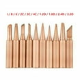 thumbnail image 1 of MYG 10pc/Set 900M-T Soldering Tip Pure Copper Electric Iron Head Series Solder Tool, 1 of 8