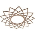 thumbnail image 2 of 34"OD x 13 1/8"ID x 3/8"T Eleanor Wood Fretwork Pierced Ceiling Medallion, Wood (Paint Grade), 2 of 3