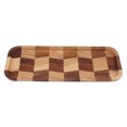 thumbnail image 1 of Tea Tray Grid Pattern, Solid Wood Black Walnut And  Square Checkered Plate Dinner Plate Tea Tray For Sushi Bread Desserts Fruit Snacks, 1 of 8
