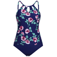 thumbnail image 4 of Hilor Women's Tankini Swimsuits High Neck Two Piece Bathing Suits Keyhole Swimwear Tankini, 4 of 7