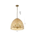 thumbnail image 5 of Bethel International Chandelier in Brass Color, 5 of 6