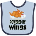 thumbnail image 3 of Inktastic Funny Chicken Wings Lover Boys or Girls Baby Bib, 3 of 4