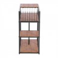 thumbnail image 3 of Topcobe Industrial Retro Small Bookcases Ladders 3 Tiers Shelves Bookshelf Rack Storage Shelf Display Unit for Home Décor Furniture, 3 of 5