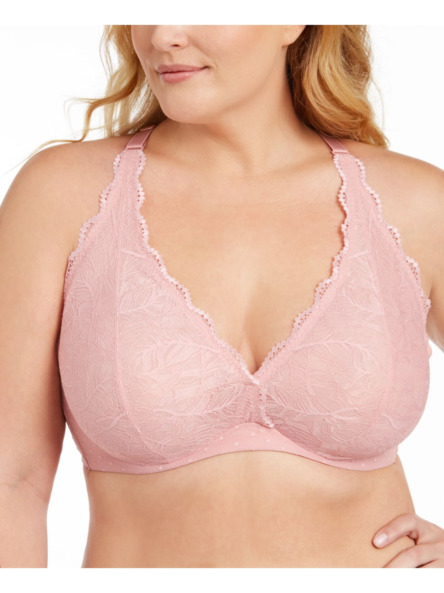 INC INC Intimates Pink Solid Everyday Bras Size 2X