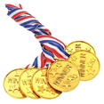 thumbnail image 2 of 60 Pack Gold Plastic Winner Medals Award Medals for Kids - Perfect for Sports, Competition and Favors, 2 of 6
