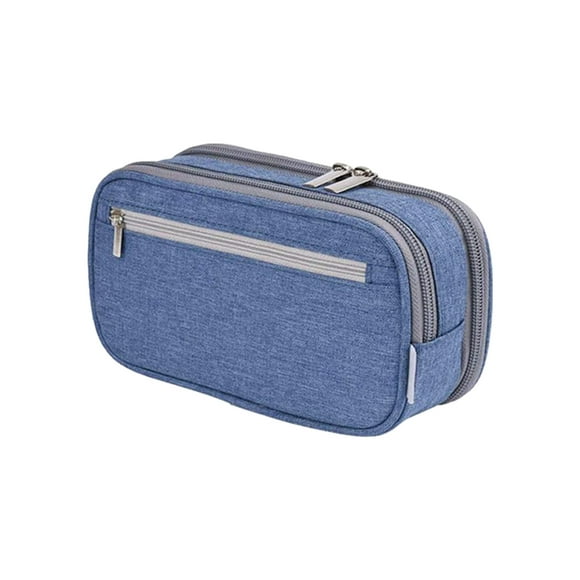Dvkptbk Pencil Pouch Office Supplies Large-Capacity Multi-Function Pencil Case Three-Layer Stationery Bag Pencil Case Lightning Deals of Today - Back to School Supplies on Clearance