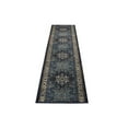 thumbnail image 2 of Custom Size Rug Runner Traditional Vintage Distressed Looks Medallion Design Hotel Quality Cut To Size Oriental Isfahan Navy Blue Runner Rug, Customize by Feet, 2 of 10