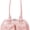 Pink, variant on Women's Retro Butterfly Handbag PU Leather Handle Underarm Purses Y2k Shoulder Bag