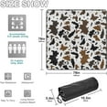 thumbnail image 3 of GZHJMY Cow Print Large Picnic & Outdoor Beach Blanket, Waterproof Foldable Sandproof 3-Layer Picnic Mat for Camping,Hiking,Travel,Park,Concerts,78"X 78", 3 of 6