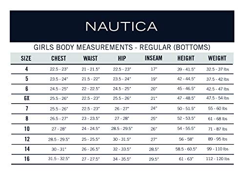 Nautica Girls Little School Uniform 