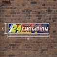 thumbnail image 5 of Rico Industries Nascar Racing 2025 Daytona 500 Champion Metal Street Sign 4"" X 15"" Home D?Cor - Dormitorio - Oficina - Cueva Del Hombre, 5 of 5