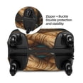 thumbnail image 4 of Daiia Surreal Meditating Cat Luggage Cover, Thickened Washable Travel Luggage Covers, Elastic Unique Baggage Covers for 18-20 inch Luggage-X-Large, 4 of 9